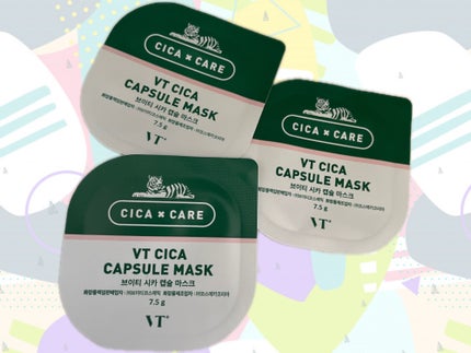 CICA カプセルマスク/VT/洗い流すパック・マスクを使ったクチコミ(1枚目)