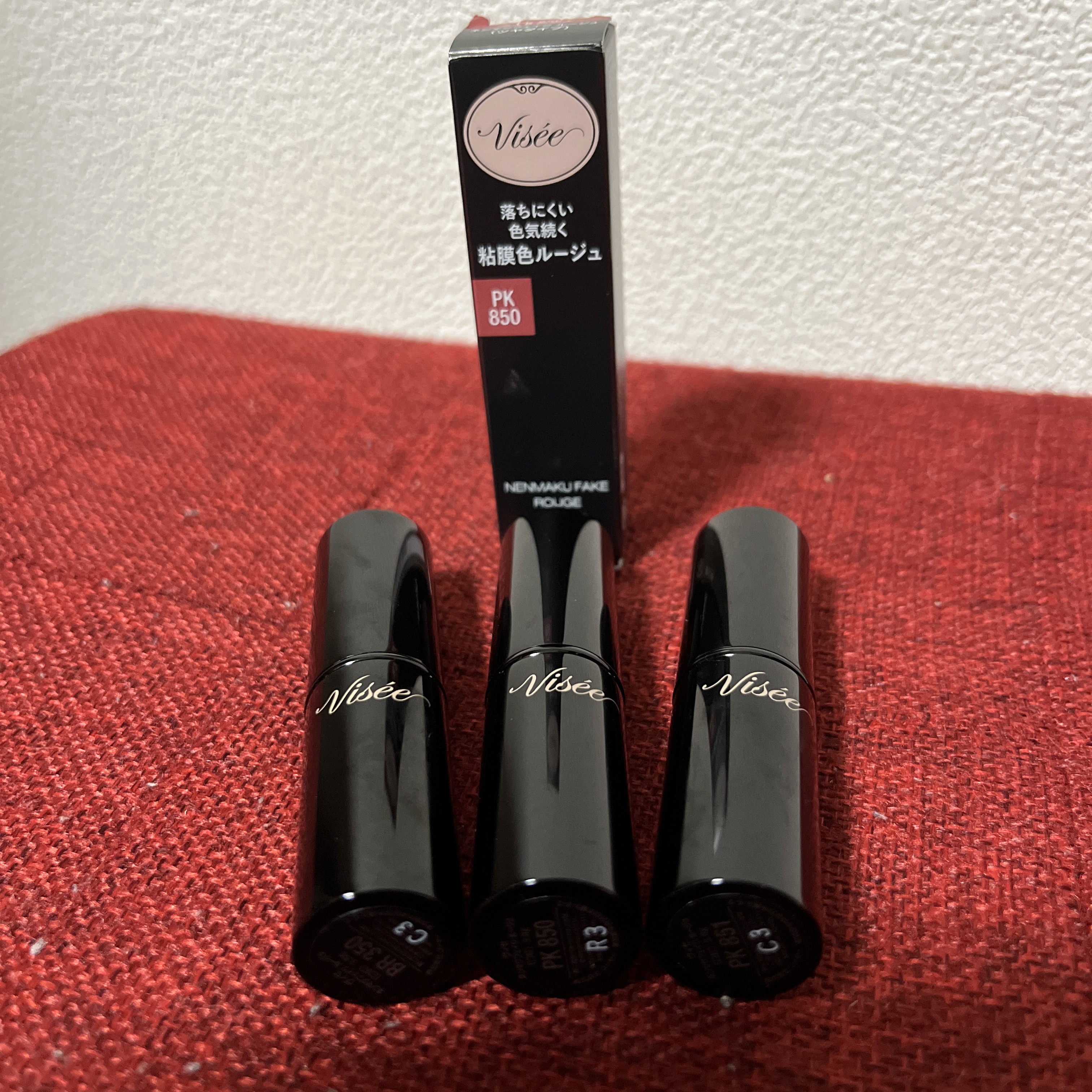 ネンマクフェイク ルージュ/Visée/口紅を使ったクチコミ（1枚目）