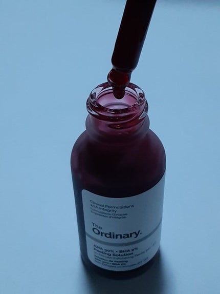 AHA 30% + BHA 2% Peeling Solution/The Ordinary/ピーリングを使ったクチコミ(9枚目)