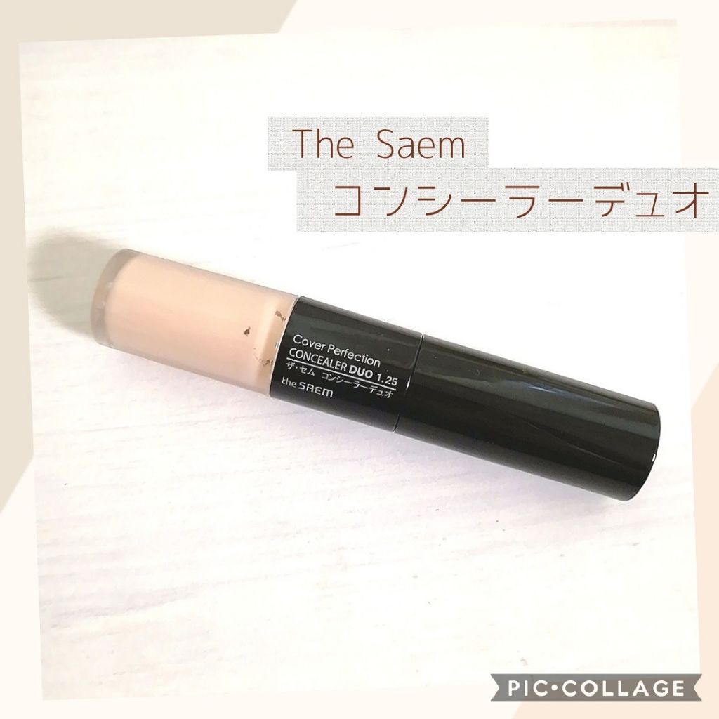 カバーパーフェクション アイディールコンシーラー デュオ/the SAEM/スティックコンシーラーを使ったクチコミ(1枚目)