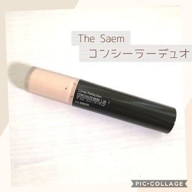 カバーパーフェクション アイディールコンシーラー デュオ/the SAEM/スティックコンシーラーを使ったクチコミ（1枚目）