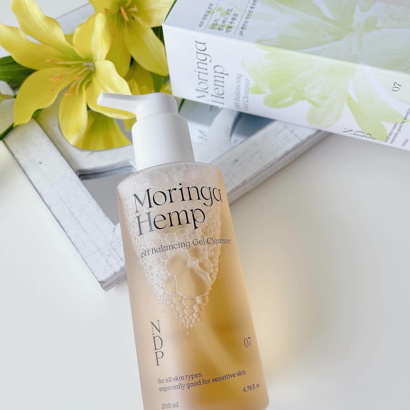 モリンガヘンプpHバランシングジェルクレンザー/NATURAL DERMA PROJECT/クレンジングジェルを使ったクチコミ（1枚目）