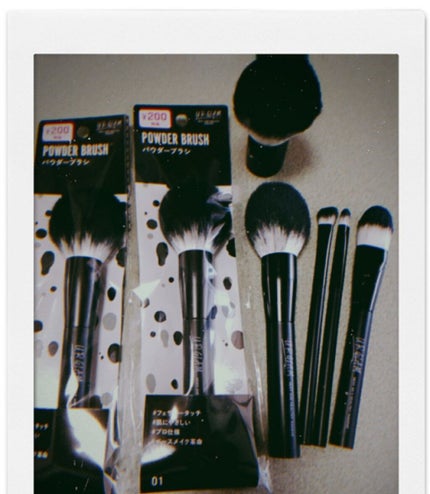 UR GLAM POWDER BRUSH/U R GLAM/メイクブラシを使ったクチコミ(1枚目)