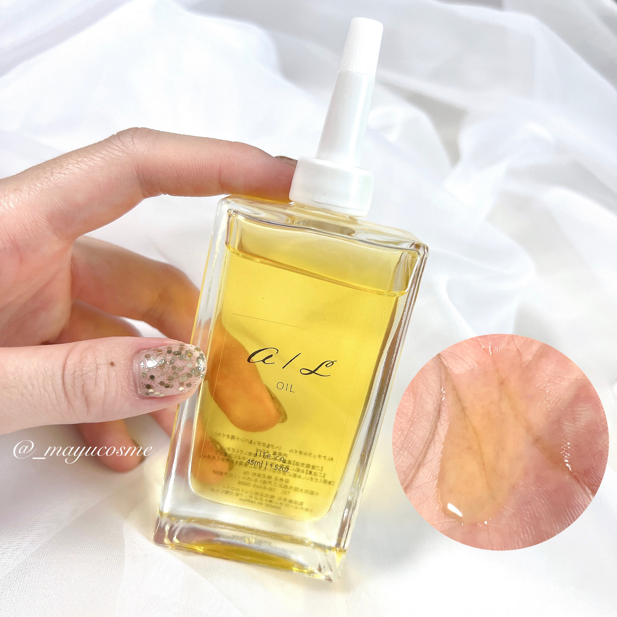 ナチュラルオイル〈ヘア&ボディ&ハンド用オイル〉/ainaLyra /ボディオイルを使ったクチコミ（2枚目）