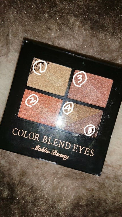 カラーブレンドアイズ/マリブビューティー/アイシャドウパレットを使ったクチコミ(1枚目)