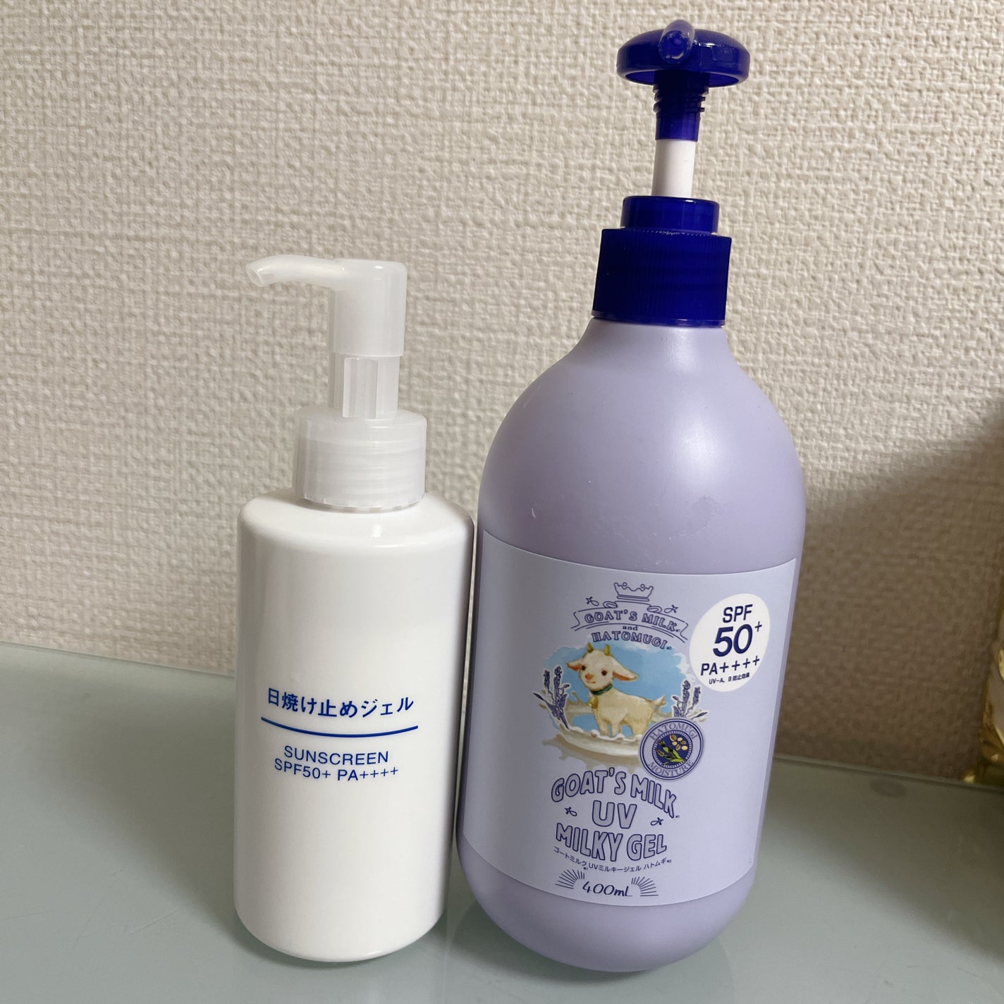 ゴートミルクUVミルキージェル/GOAT'S MILK/日焼け止めジェルを使ったクチコミ(5枚目)