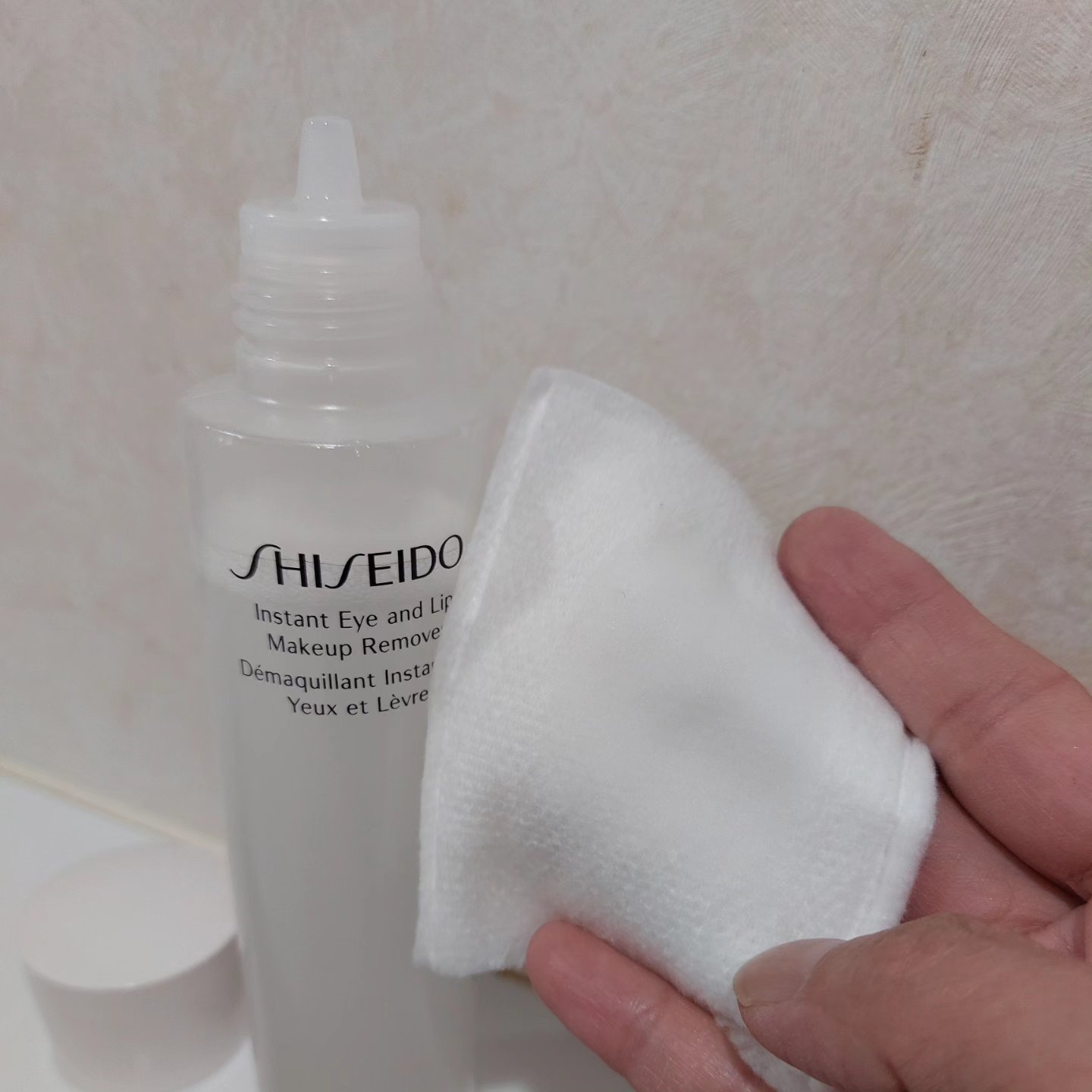 インスタント アイ＆リップ メーキャップリムーバー/SHISEIDO/ポイントメイクリムーバーを使ったクチコミ（3枚目）