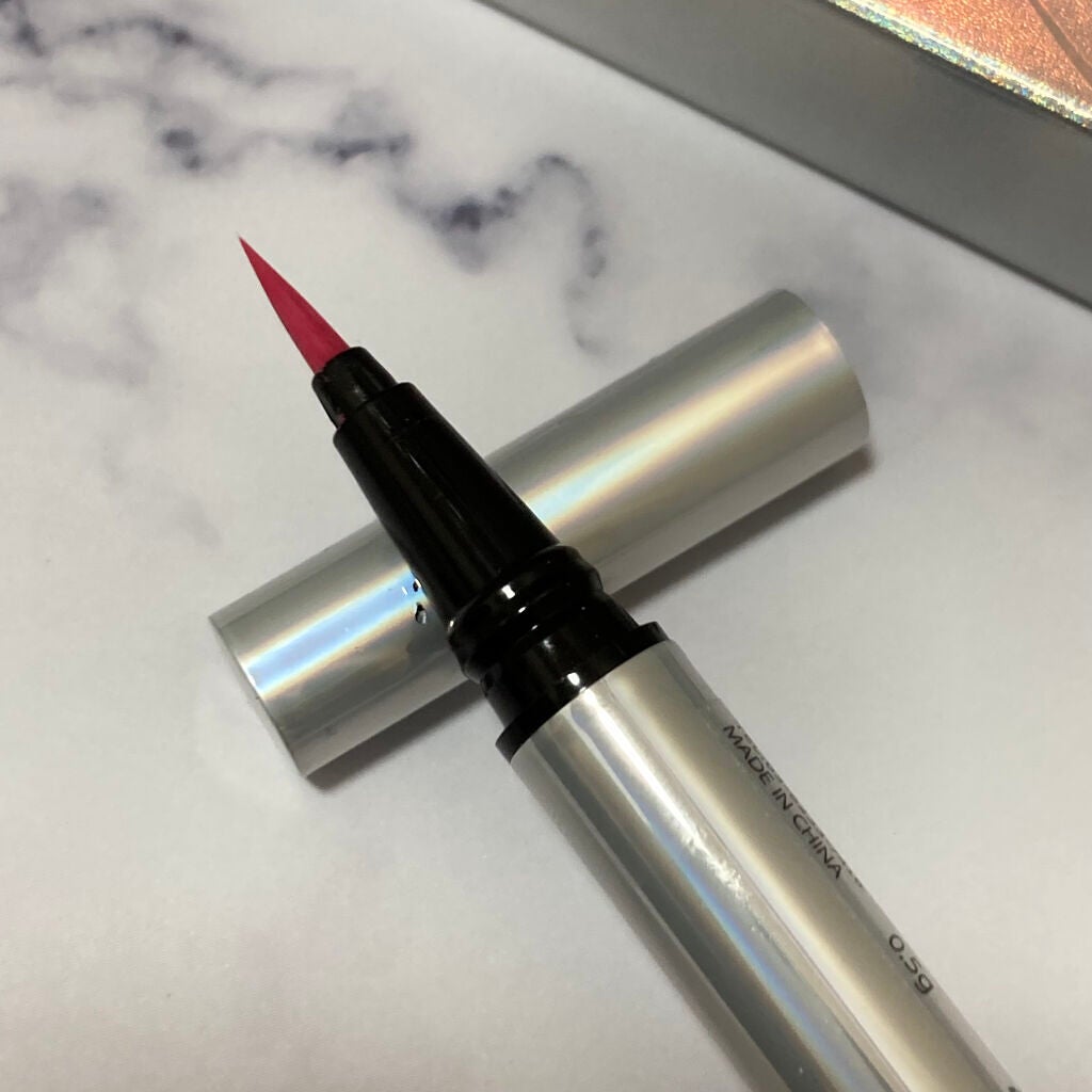 カラーリキッドアイライナー/ZEESEA/リキッドアイライナーを使ったクチコミ(2枚目)