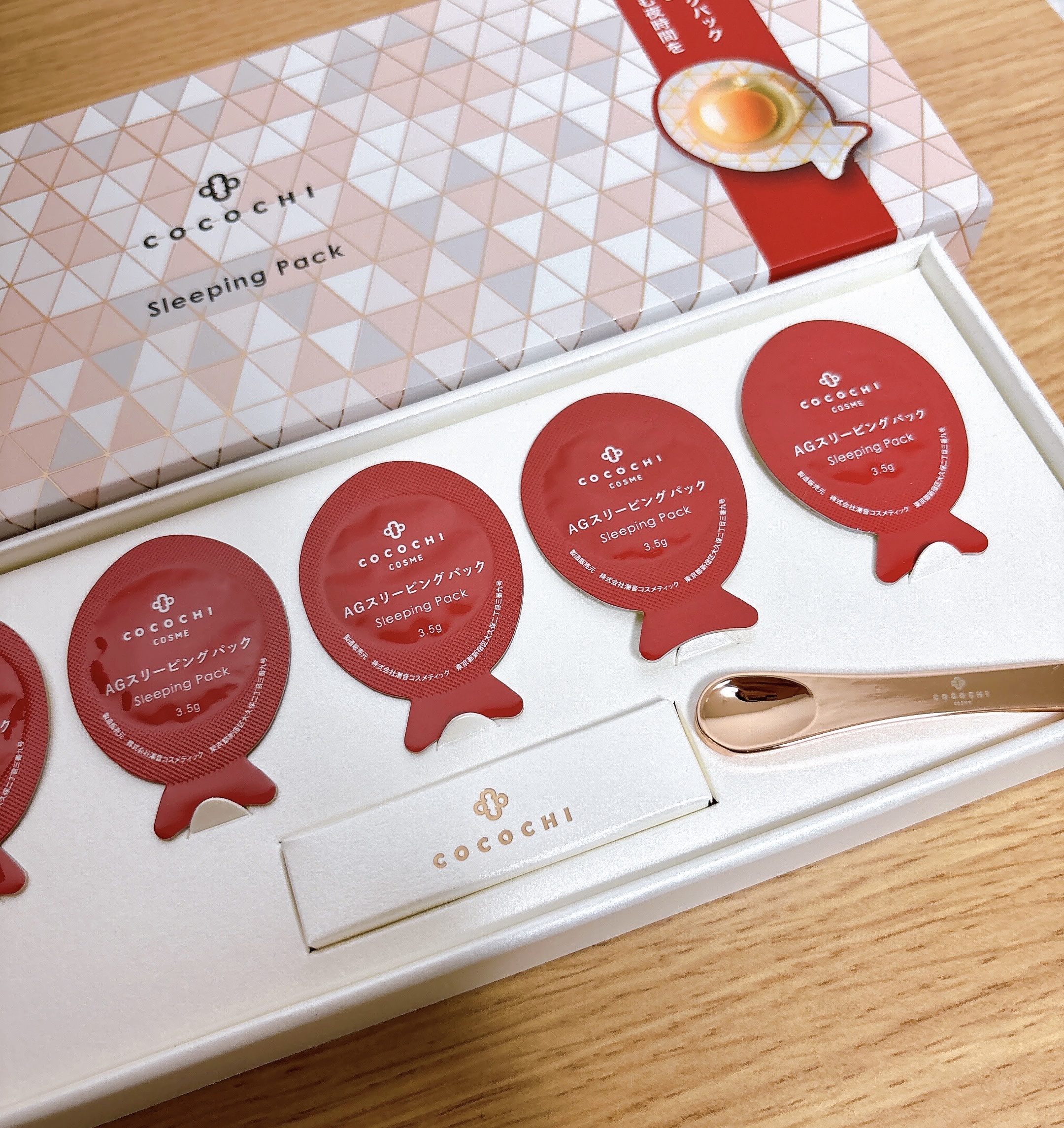 ココチ AG スリーピングパック N/COCOCHI/フェイスクリームを使ったクチコミ（1枚目）