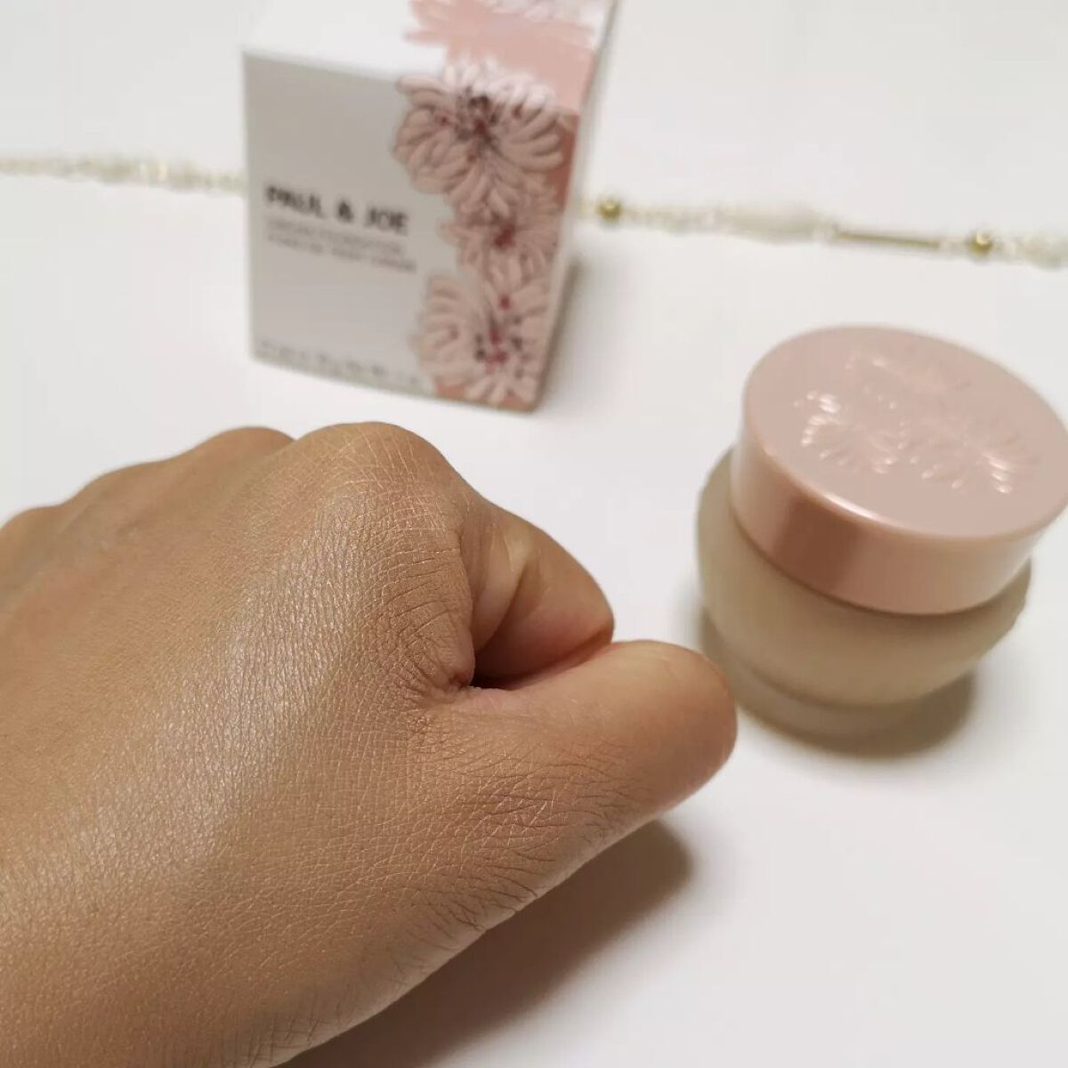 フォンダン クリーム ファンデーション/PAUL & JOE BEAUTE/クリーム・エマルジョンファンデーションを使ったクチコミ(5枚目)