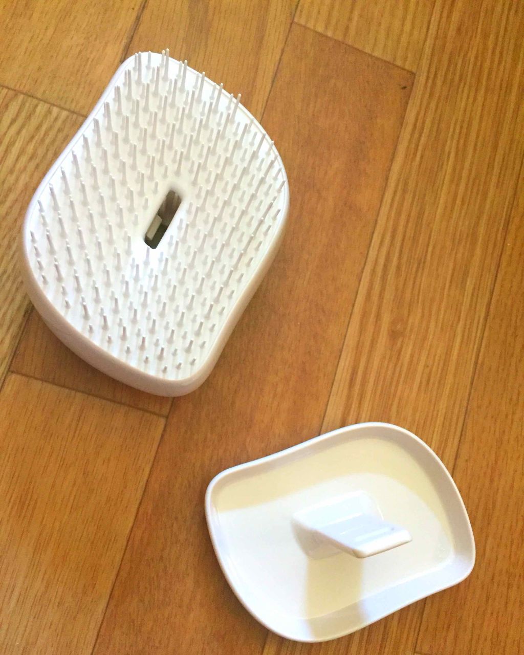 コンパクトスタイラー ローズゴールド/TANGLE TEEZER/ヘアブラシを使ったクチコミ（3枚目）