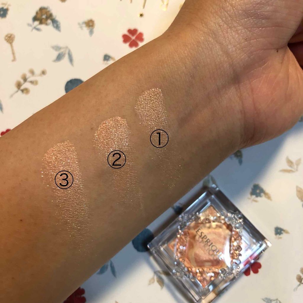 セレクト アイカラー/ESPRIQUE/単色アイシャドウを使ったクチコミ(3枚目)