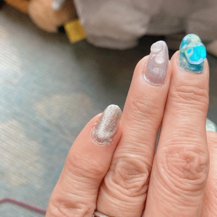 マグネットスティックネイルジェル/3COINS/ジェルネイルを使ったクチコミ(4枚目)