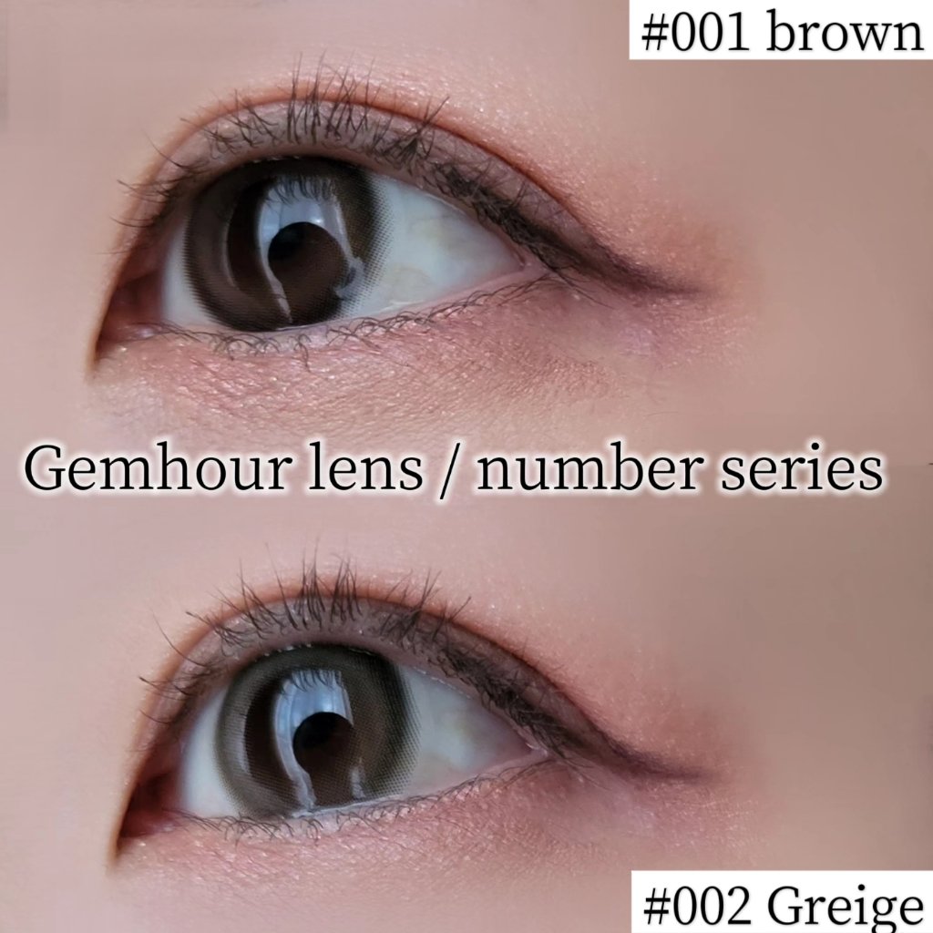Number Series/Gemhour lens/カラーコンタクトレンズを使ったクチコミ（1枚目）