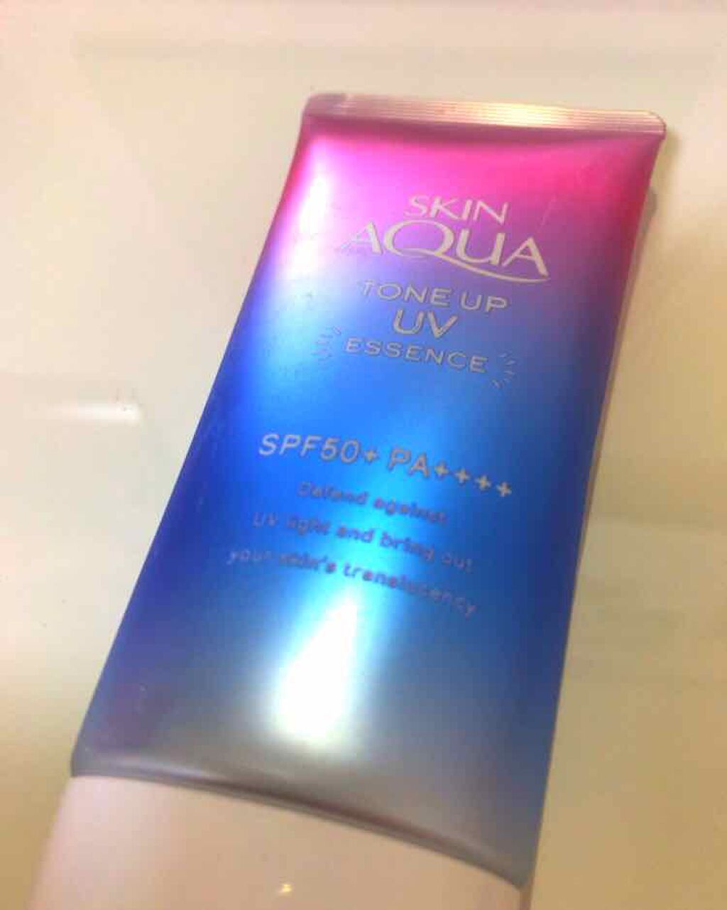 スキンアクア トーンアップUVエッセンス/スキンアクア/日焼け止めクリームを使ったクチコミ(1枚目)