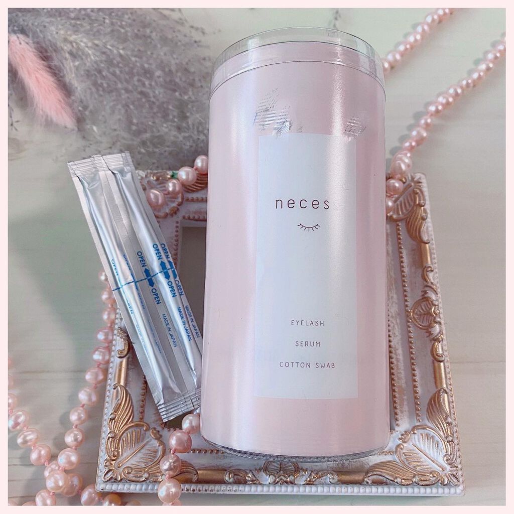 necess まつげ美容液綿棒 /コジット/まつげ美容液を使ったクチコミ(3枚目)