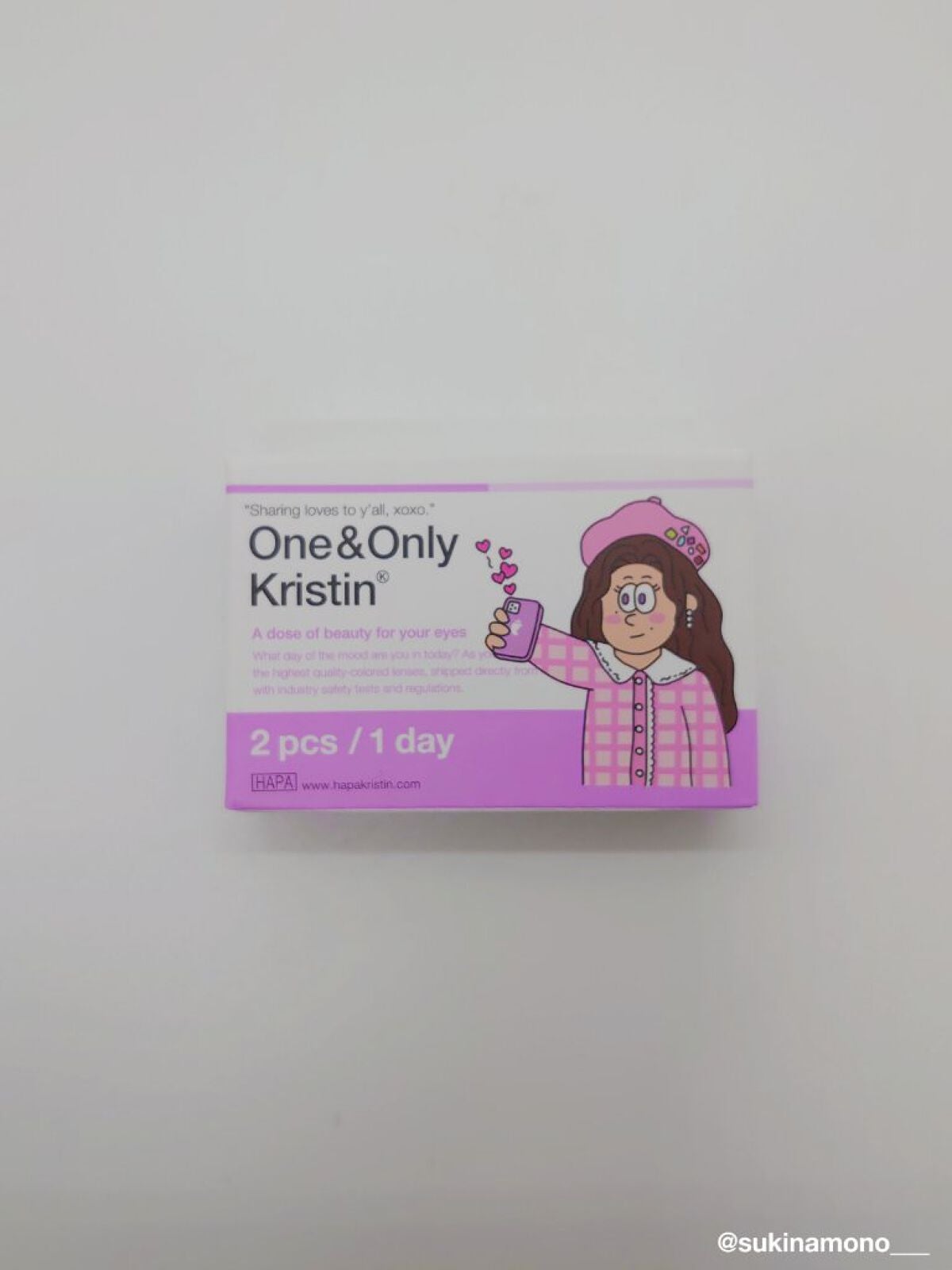 One & Only Kristin/Hapa kristin/カラーコンタクトレンズを使ったクチコミ(3枚目)
