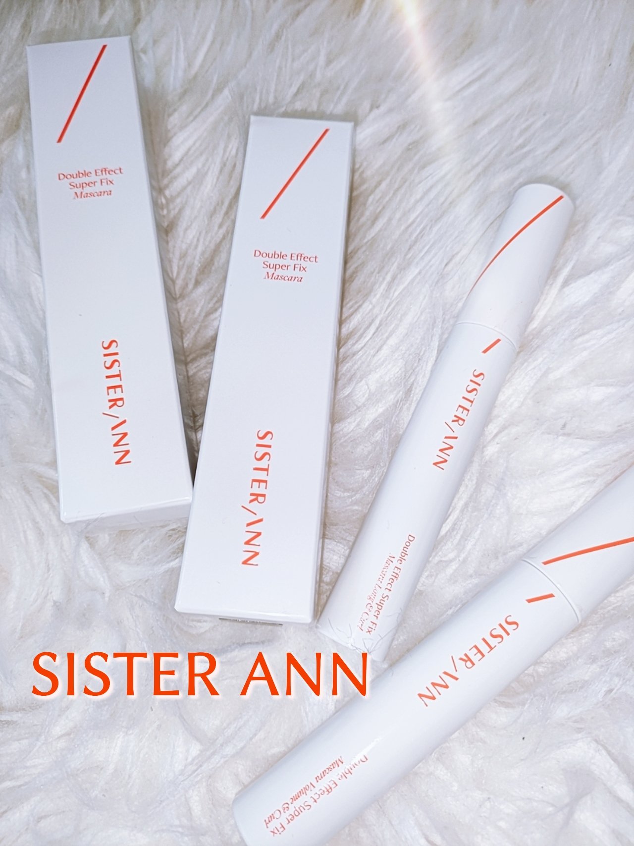 SISTER ANN ダブルイフェクトマスカラのクチコミ「
SISTER ANN 🟠🎗
ダブルイフェックトマスカラ

SISTER ANN 体験ライター.....」（1枚目）