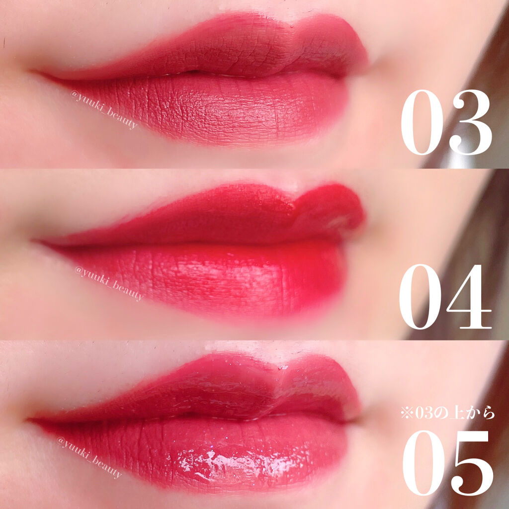 フラッフィリップティント/BLESSED MOON/リップティントを使ったクチコミ（2枚目）