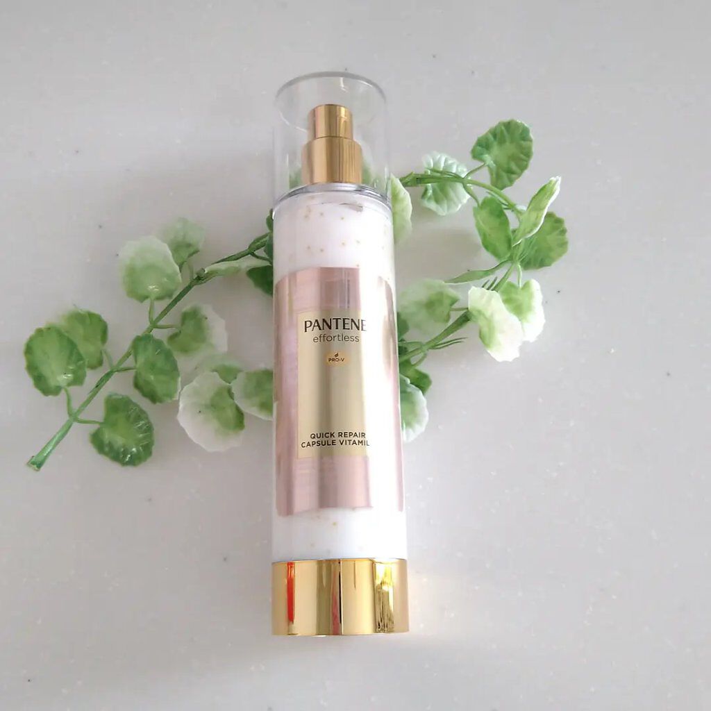 パンテーン エフォートレス クイック リペアー カプセル ヴィタミルク(洗い流さないトリートメント）/パンテーン/ヘアミルクを使ったクチコミ（1枚目）
