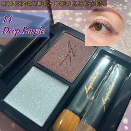 コンスピキュアス ダブルアイズ/Amplitude/アイシャドウパレットを使ったクチコミ(3枚目)