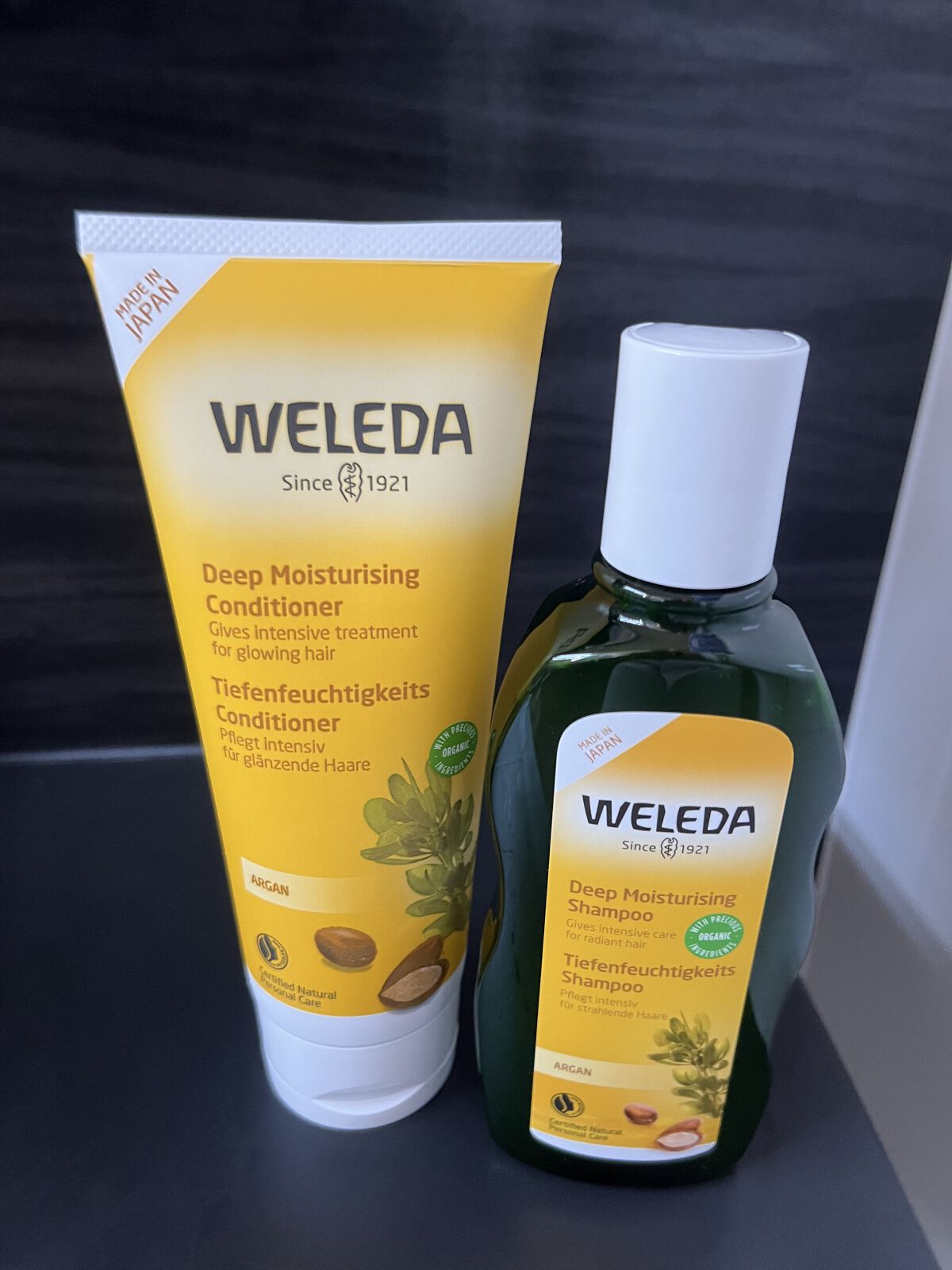 アルガン ヘアシャンプー／ヘアコンディショナー/WELEDA/市販シャンプーを使ったクチコミ（1枚目）