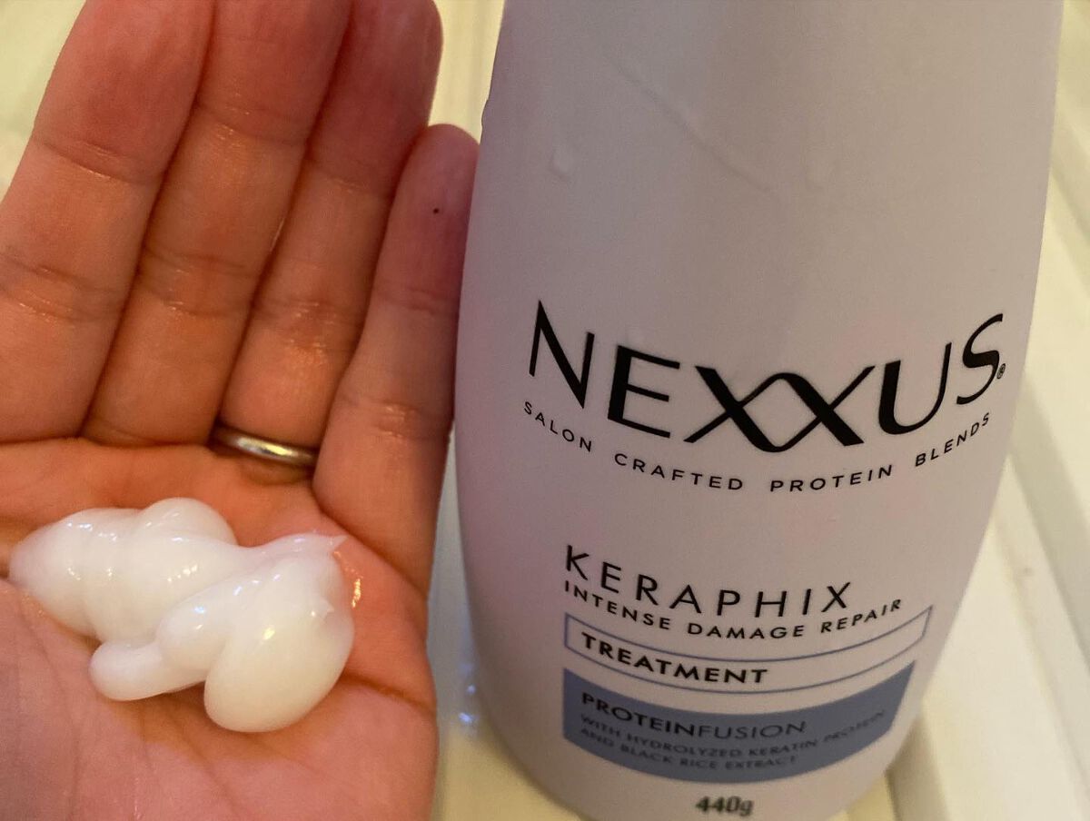 ネクサス インテンスダメージリペア 洗い流さないトリートメントオイル/NEXXUS(ネクサス)/ヘアオイルを使ったクチコミ（3枚目）