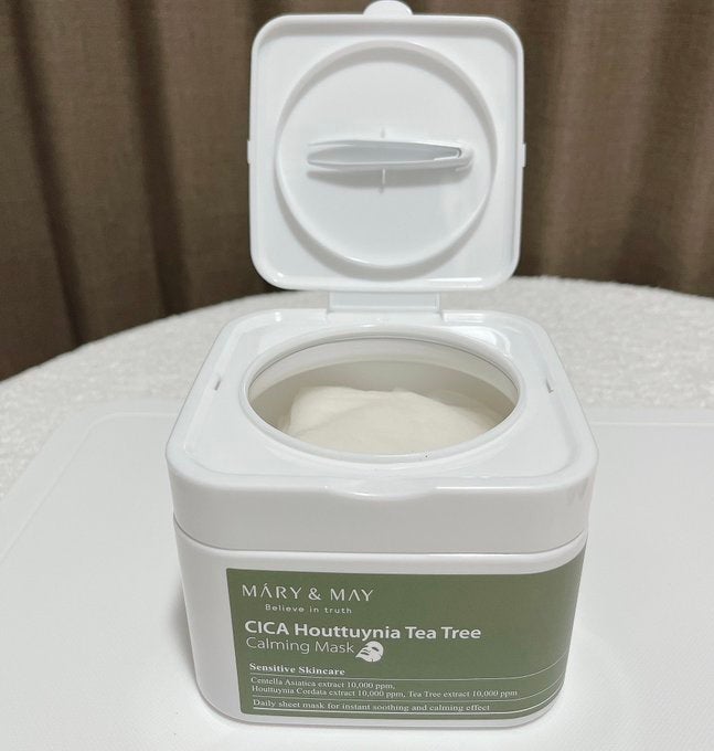シカドクダミ+ティーツリーカーミングマスク/MARY&MAY/シートマスク・パックを使ったクチコミ(2枚目)