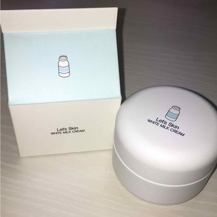 レッツスキン ホワイト ミルククリーム/SHINBEE JAPAN /フェイスクリームを使ったクチコミ(1枚目)