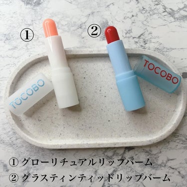 Glass Tinted Lip Balm/TOCOBO/リップケア・リップクリームを使ったクチコミ（2枚目）