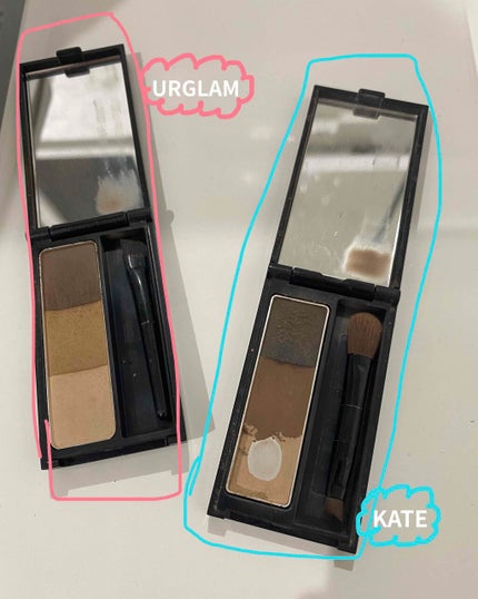 UR GLAM EYEBROW POWDER/U R GLAM/パウダーアイブロウを使ったクチコミ(2枚目)