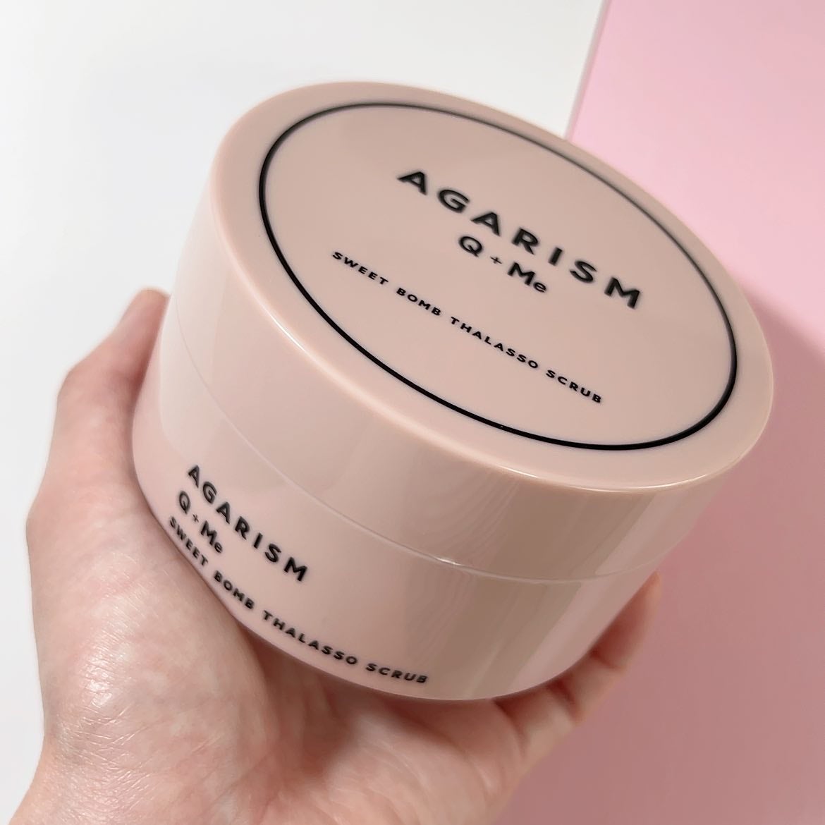 Q+Me スウィート ボム タラソ スクラブ/AGARISM/バスト・ヒップケアを使ったクチコミ(5枚目)