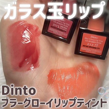 ブラーグロイリップティント/Dinto/リップティントを使ったクチコミ(1枚目)