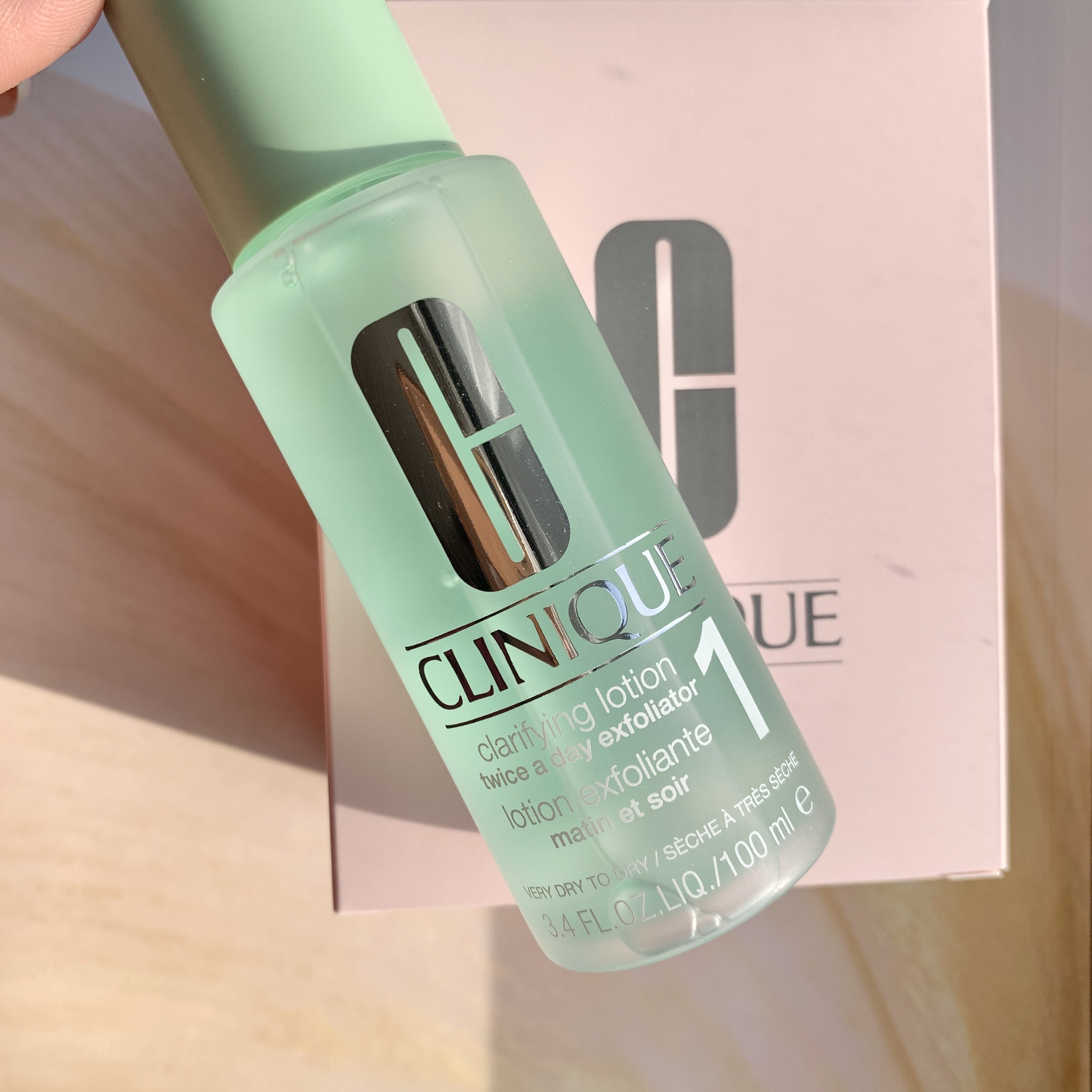 クラリファイング ローション 1 100ml/CLINIQUE/拭き取り化粧水を使ったクチコミ（1枚目）