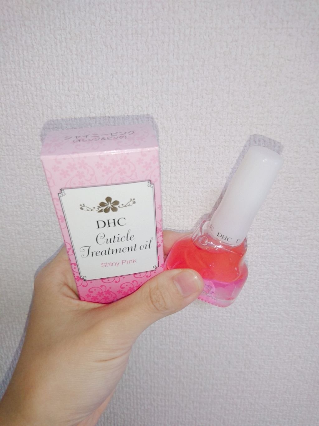 キューティクルトリートメントオイル シャイニーピンク/DHC/ネイルオイル・トリートメントを使ったクチコミ（1枚目）