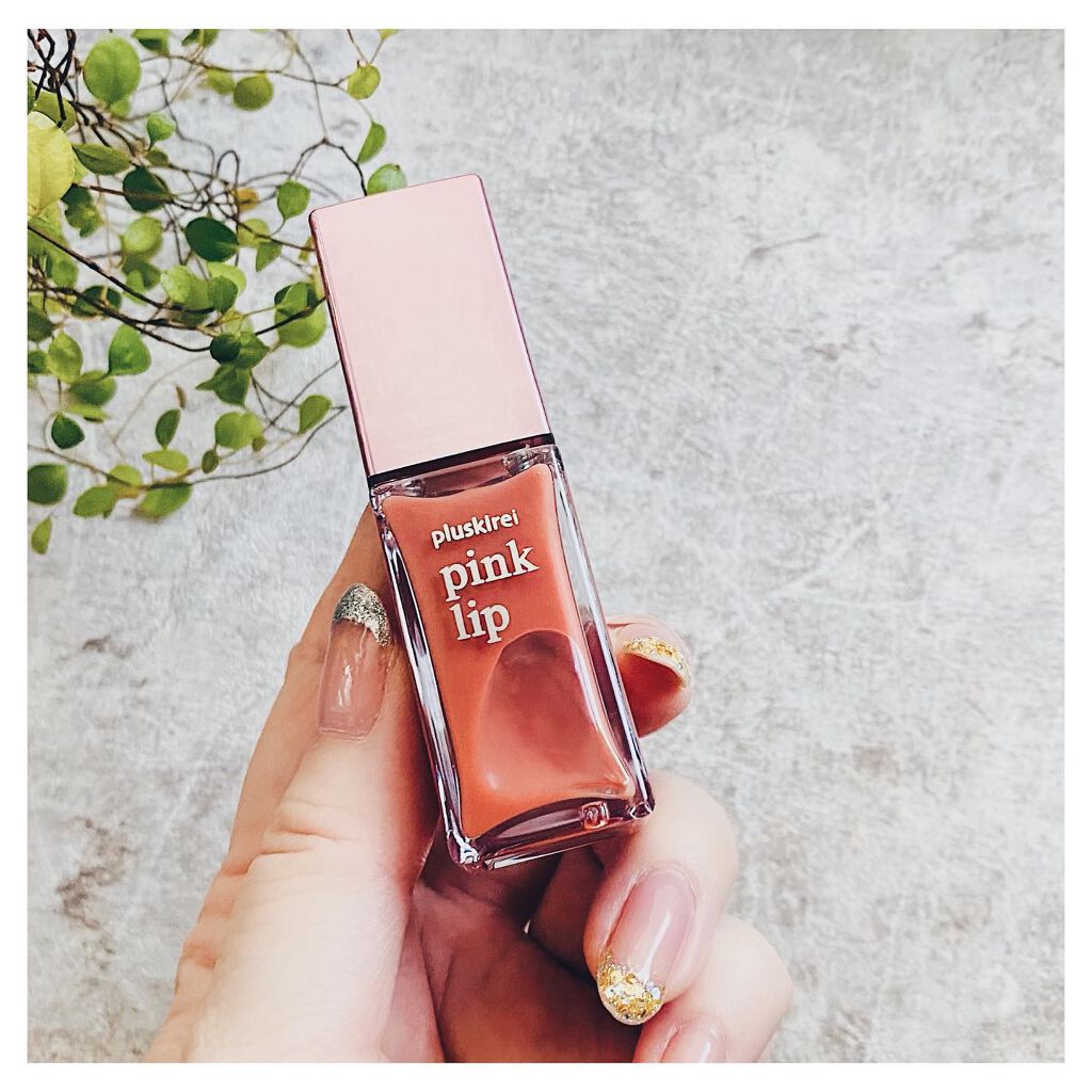 pinklip ＃４コーラル/プラスキレイ/リップオイルを使ったクチコミ（2枚目）