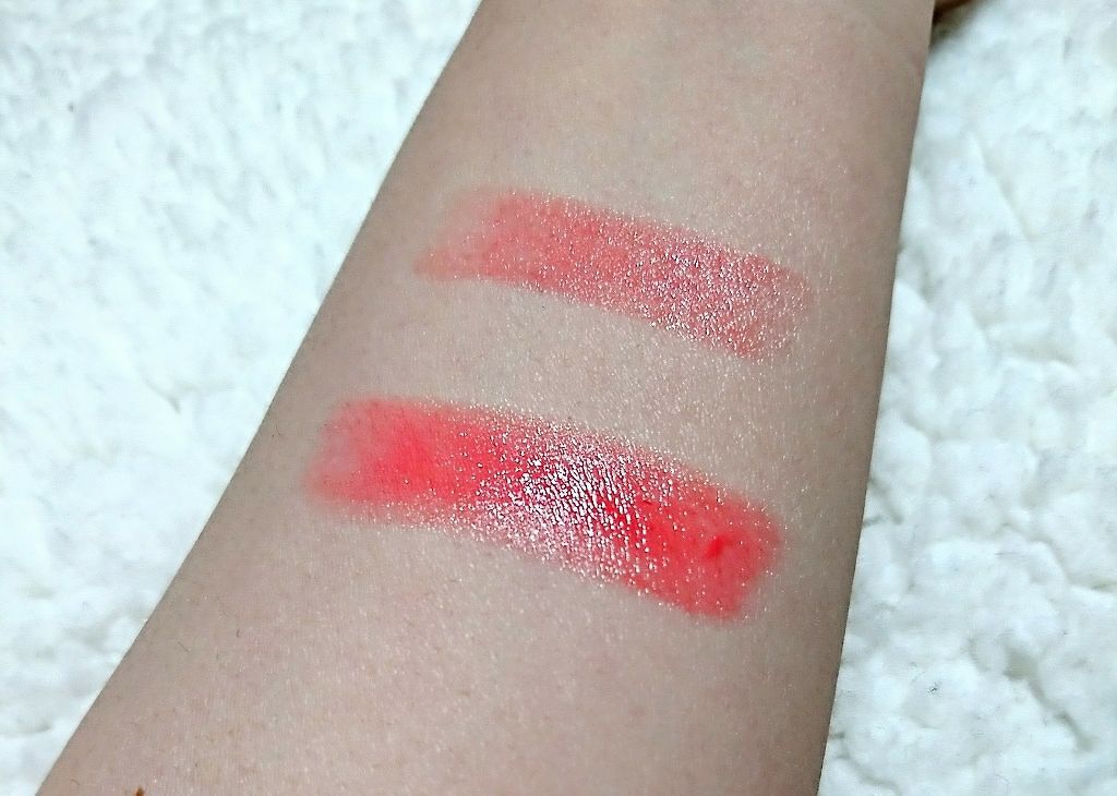 ラスティンググロスリップ/CEZANNE/口紅を使ったクチコミ(2枚目)