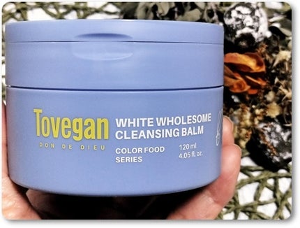 カラーフードシリーズホワイトホールサムクレンジングバーム/Tovegan/クレンジングバームを使ったクチコミ(2枚目)