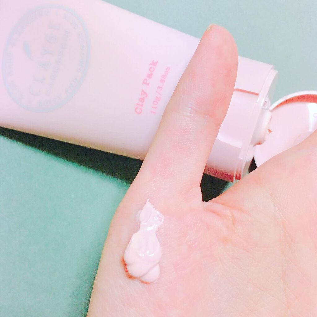 ピンククレイパック/CLAYGE/洗い流すパック・マスクを使ったクチコミ（3枚目）