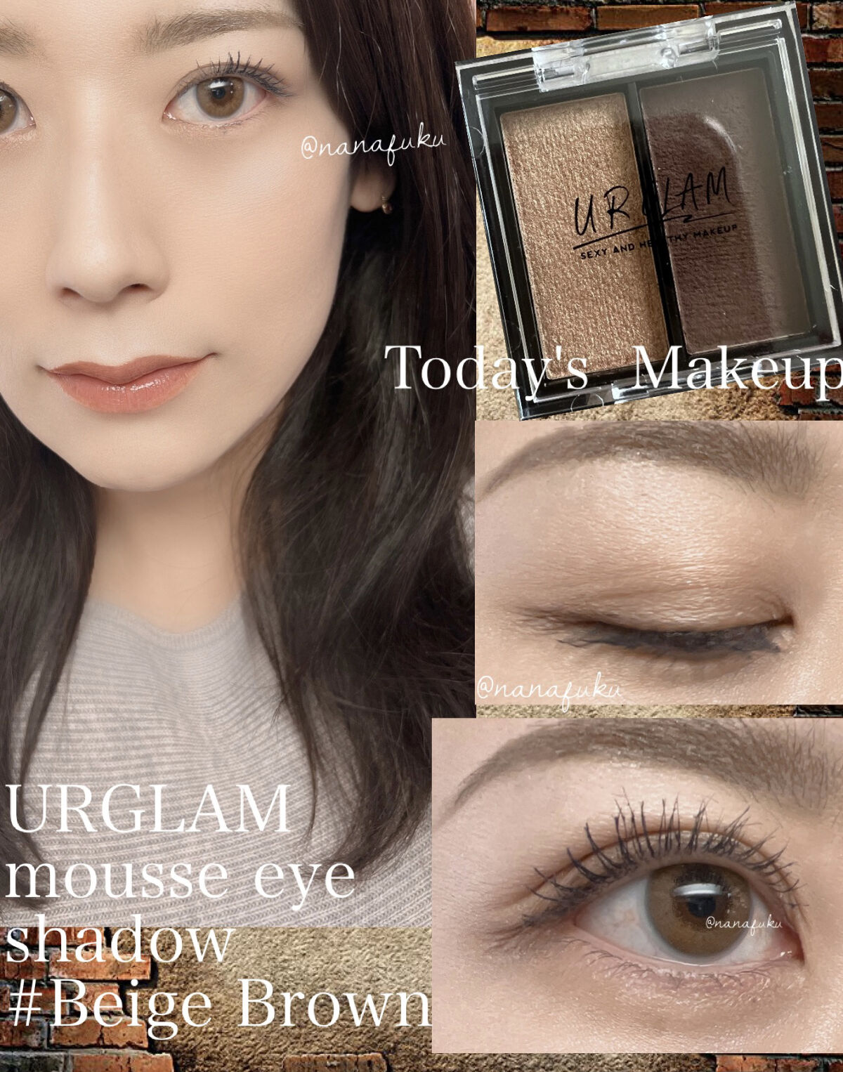 UR GLAM   MOUSSE EYESHADOW 01/U R GLAM/ジェル・クリームアイシャドウを使ったクチコミ（1枚目）