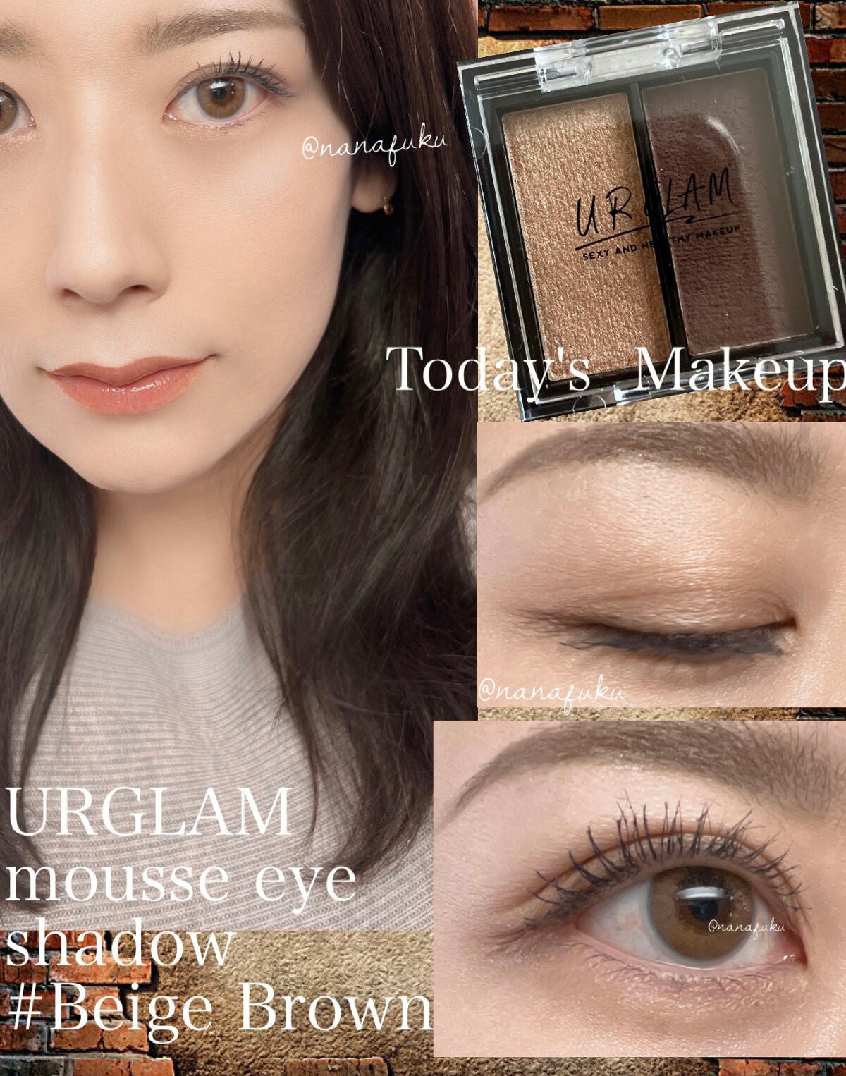 UR GLAM MOUSSE EYESHADOW/U R GLAM/ジェル・クリームアイシャドウを使ったクチコミ(1枚目)