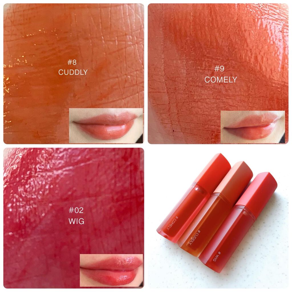 ホリカホリカ ハートクラッシュグローティントエアー 02 ウィグ/HOLIKA HOLIKA/リップティントを使ったクチコミ（2枚目）