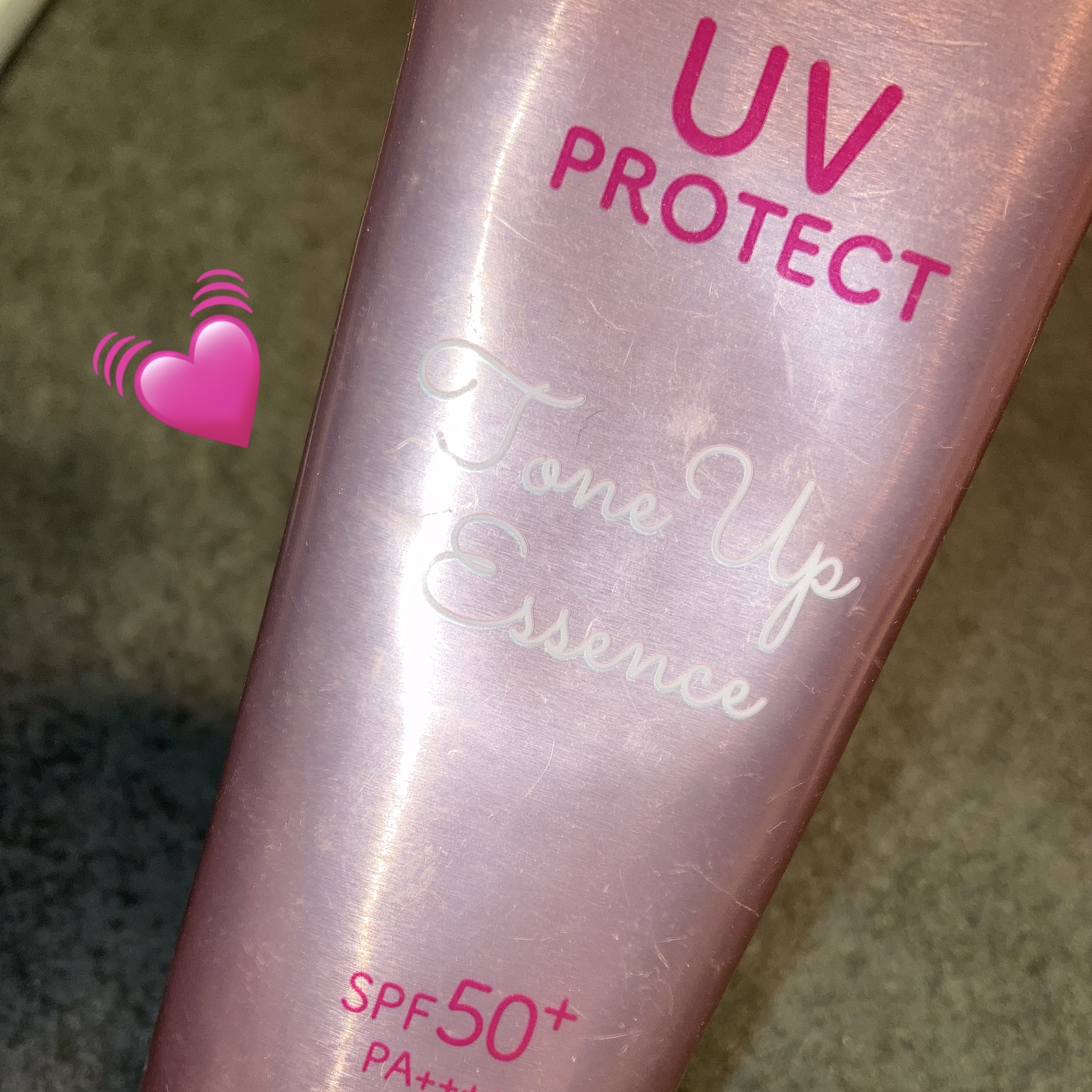 メンタームザサン トーンアップUVエッセンス/メンターム/日焼け止めローションを使ったクチコミ（1枚目）