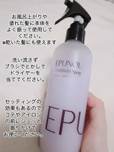 セラブルーチンアイロンスプレー/Epunol/ヘアスプレー・ヘアミストを使ったクチコミ（3枚目）