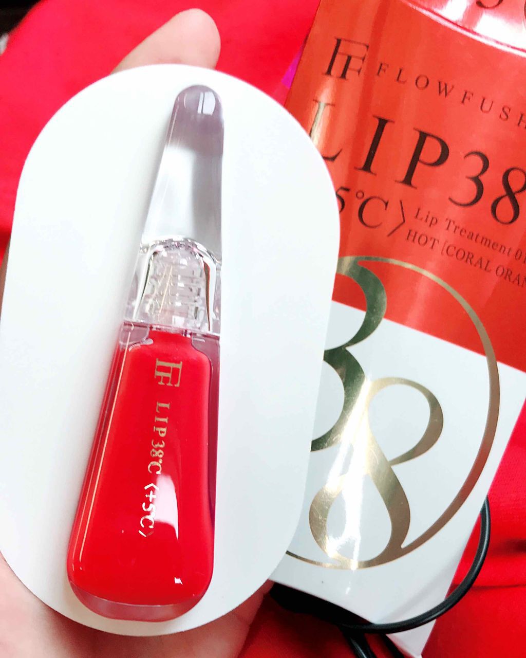 38°C / 99°F リップトリートメント (リップ美容液)/UZU BY FLOWFUSHI/リップケアを使ったクチコミ（1枚目）