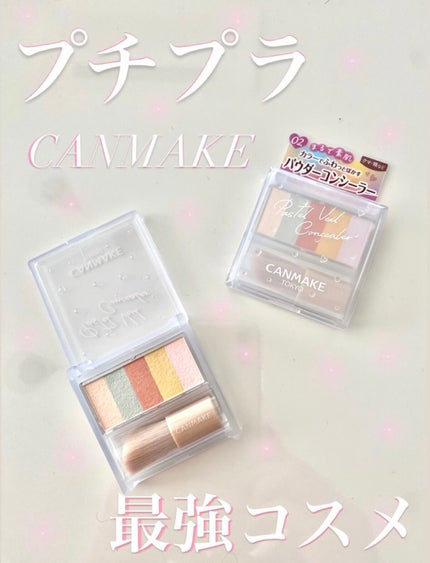 パステルヴェールコンシーラー/キャンメイク/パレットコンシーラーを使ったクチコミ(2枚目)