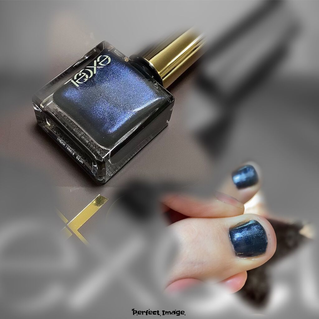 エクセル ネイルポリッシュ N NL25 スターリーナイト/excel/マニキュアを使ったクチコミ（2枚目）