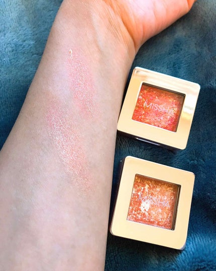 グリッタープリズム シャドウ/MISSHA/グリッターを使ったクチコミ(3枚目)
