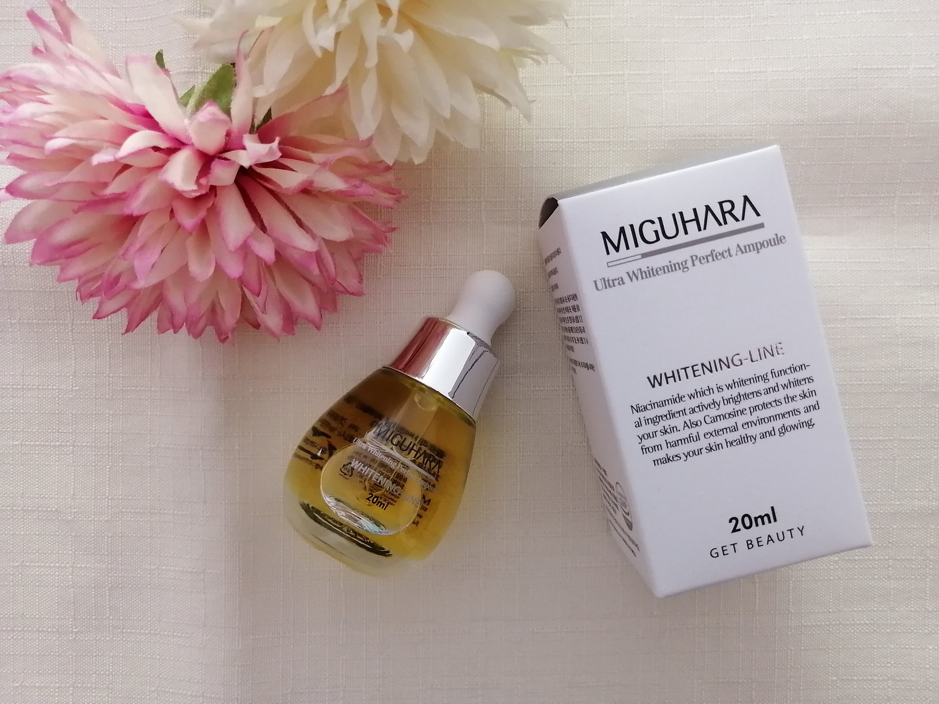 Ultra Whitening Perfect Ampoule/MIGUHARA/美容液を使ったクチコミ（1枚目）