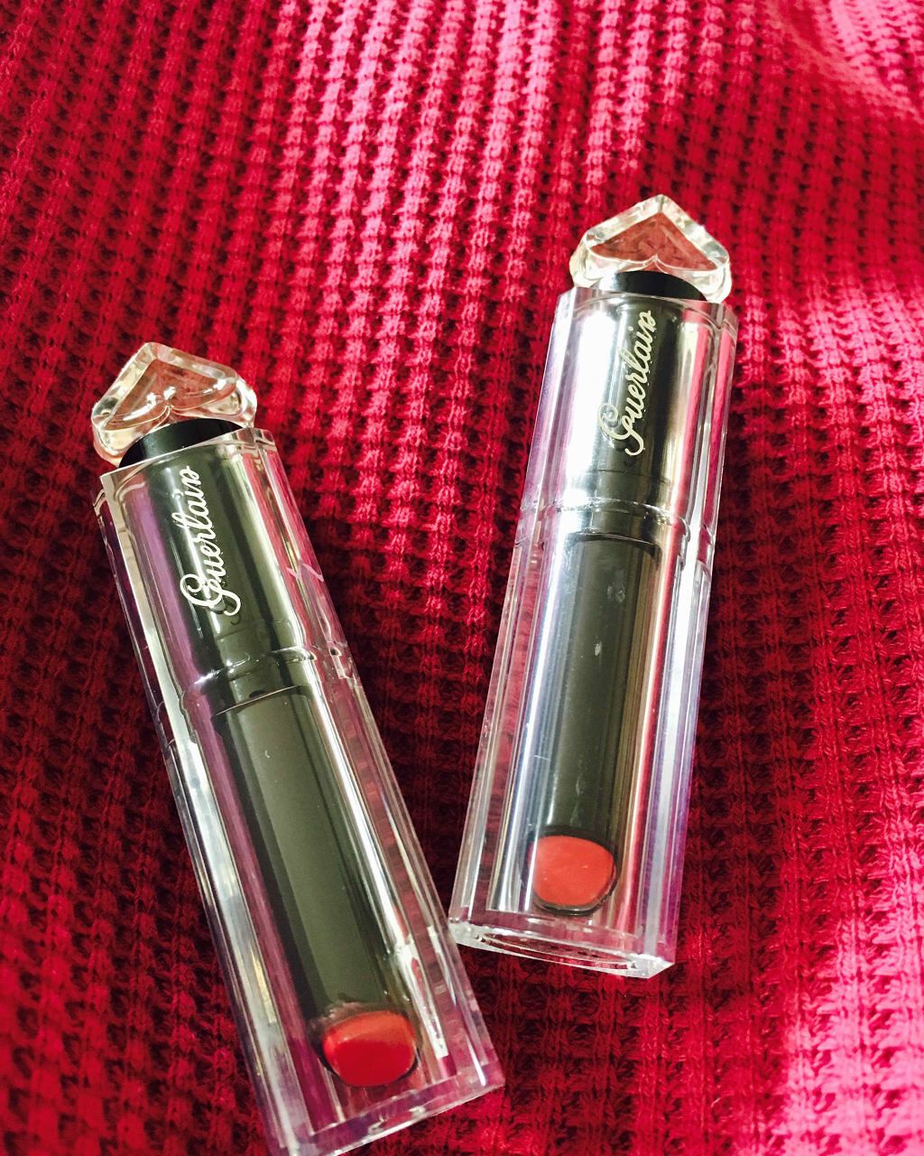 ラ プティット ローブ ノワール リップ/GUERLAIN/口紅を使ったクチコミ(1枚目)